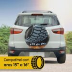 Capa de Estepe tg Poli Pneus Aro 15 ou 16 Ecosport Crossfox Aircross - Imagem 2