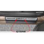 Jogo de Soleira Premium Elegance Renault Oroch 2015 2016 2017 2018 2019 2020 2021 2022 - 4 Portas ( Vinil + Resinada 8 Peças ) - Imagem 2