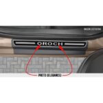 Jogo de Soleira Premium Elegance Renault Oroch 2015 2016 2017 2018 2019 2020 2021 2022 - 4 Portas ( Vinil + Resinada 8 Peças ) - Imagem 3