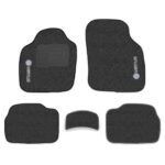 Jogo Tapete Virtus 2018 2019 2020 2021 2022 2023 2024 Carpete Automotivo 5 Peças Preto Bordado - Imagem 2